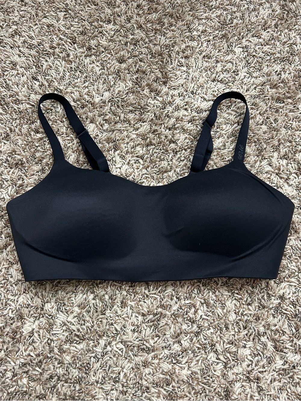 Aerie SMOOTHEZ Bra-ish Wireless Bralette Black Sz L